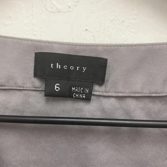 Theory Women’s Gray Shortsleeved Dress size 6 - Picture 6 of 7